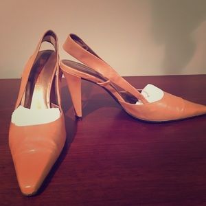 Camel Slingback Pumps